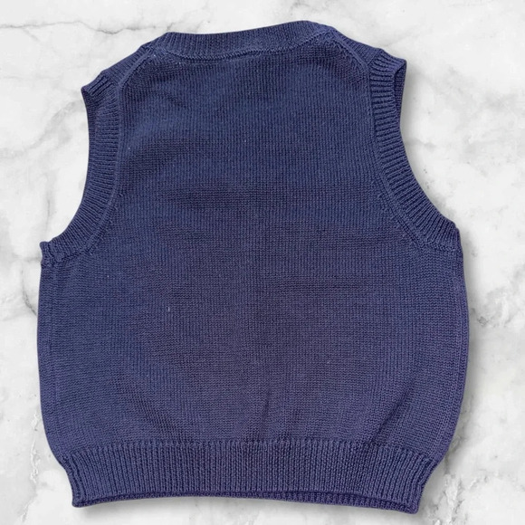 ⭐️New with tags ⭐️Janie and Jack Toddler Argyle Sweater Vest. Size 12-18m - Picture 2 of 4